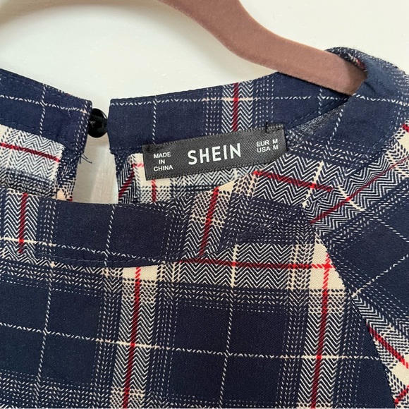 2/$15 🍓 Plaid Babydoll Dress - Picture 3 of 4